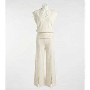 NEW FIFTEEN TWENTY morgan v neck top in cream